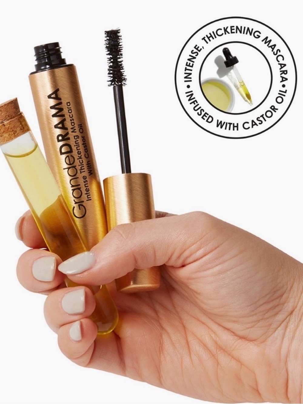 GrandeDRAMA Intense Thickening Mascara - Gold